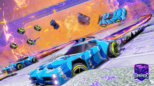 A Rocket League car design from Darkgamer23256