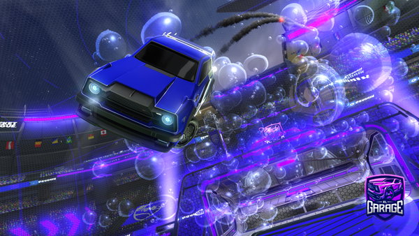 A Rocket League car design from Rasseezz