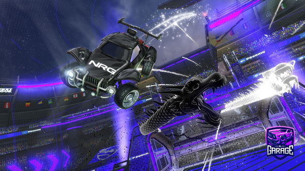 A Rocket League car design from zynxygboye