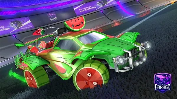 A Rocket League car design from GTX-VX