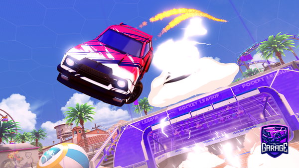A Rocket League car design from Mxdnxght