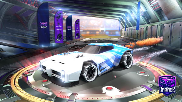 A Rocket League car design from SpeckySpectrum