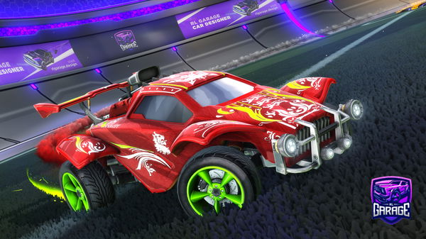 A Rocket League car design from shadyCust0mr