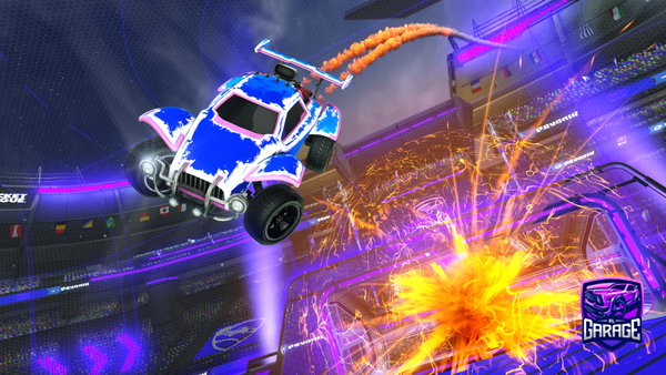 A Rocket League car design from Fire-_GTX