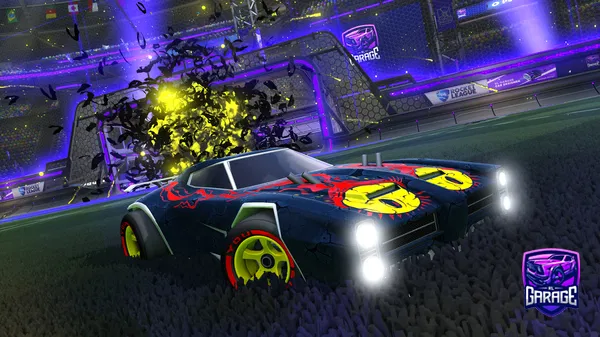 A Rocket League car design from pixl_