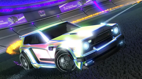 A Rocket League car design from xipp