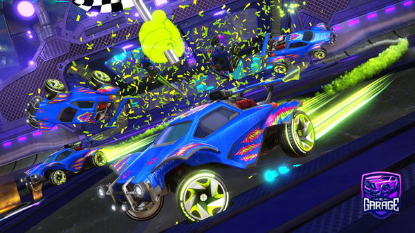 A Rocket League car design from Jeebozz