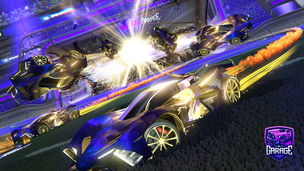 A Rocket League car design from vogeltom