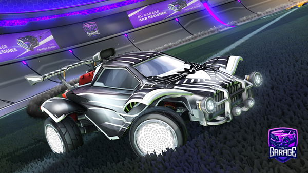 A Rocket League car design from KuraiiTV