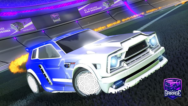 A Rocket League car design from Glmn80_name_ps4