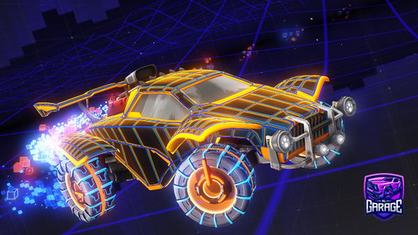 A Rocket League car design from Reckl35s