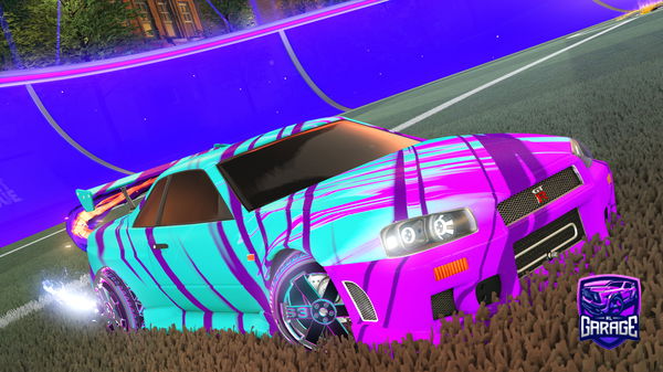 A Rocket League car design from TORNAYYDO