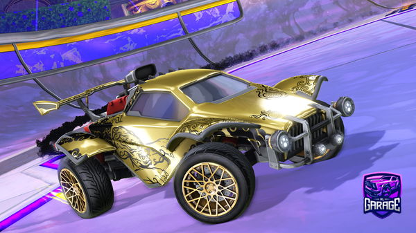 A Rocket League car design from Cr7_hgsj87
