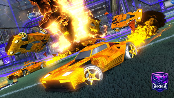 A Rocket League car design from P0W3RH0US3Mank