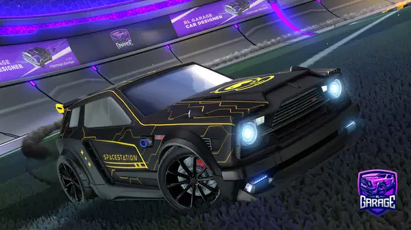 A Rocket League car design from BtoXXX