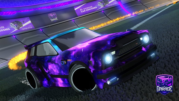 A Rocket League car design from Purrito34