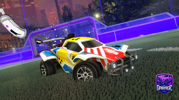 A Rocket League car design from ReviloFX