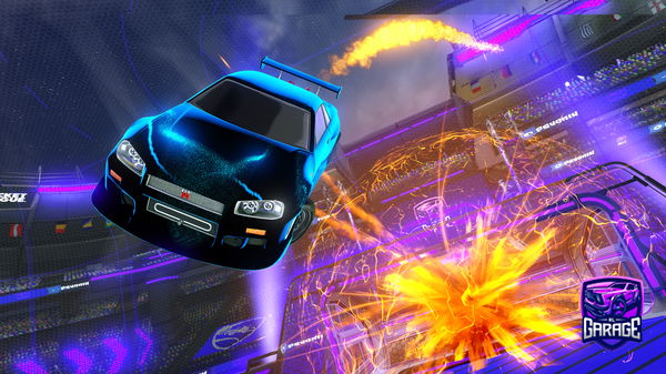 A Rocket League car design from Kapsel06