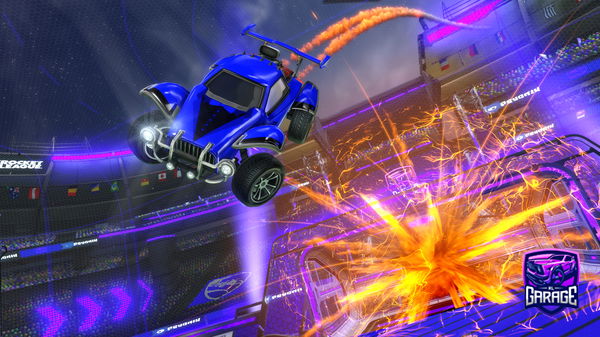 A Rocket League car design from RuLoGameruwu