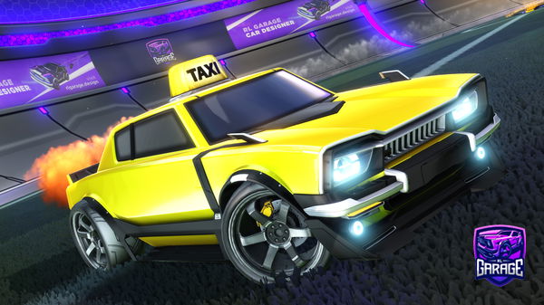 A Rocket League car design from Barneszvb