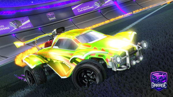 A Rocket League car design from Cxrdinal_YT