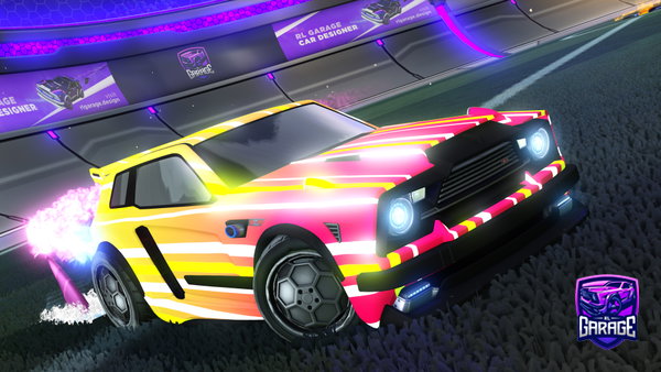 A Rocket League car design from cata295
