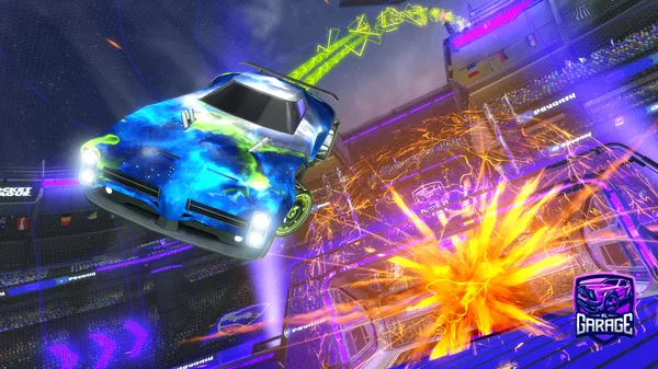A Rocket League car design from Xtroll58