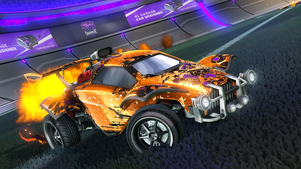 A Rocket League car design from awca15