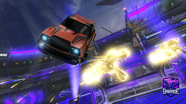 A Rocket League car design from iiMarGotGames