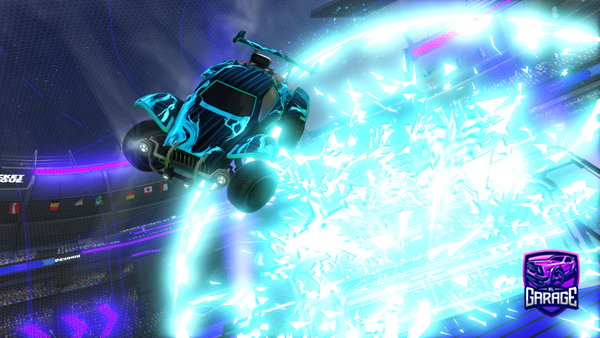 A Rocket League car design from TY1P1CALK1D