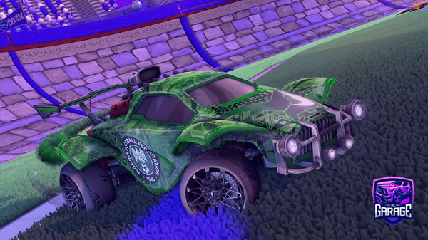 A Rocket League car design from kngg