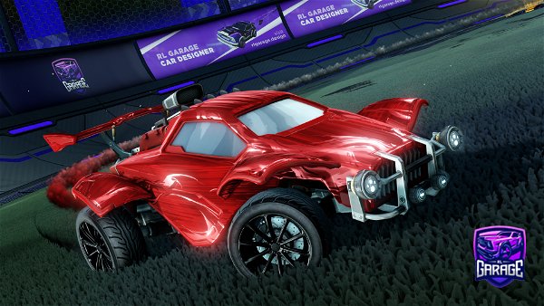 A Rocket League car design from blingy