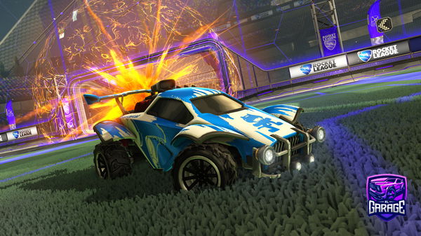 A Rocket League car design from JakehamiltonTVG