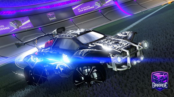 A Rocket League car design from Fishy7286