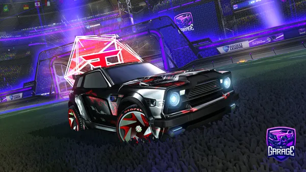 A Rocket League car design from Mallart