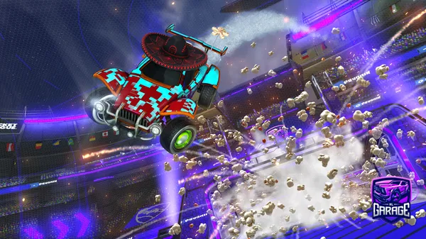 A Rocket League car design from LWG1