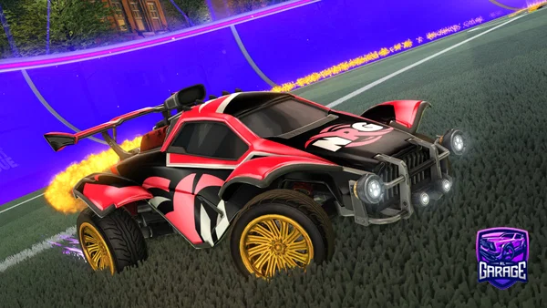 A Rocket League car design from moufas12
