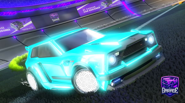 A Rocket League car design from TOXT3R