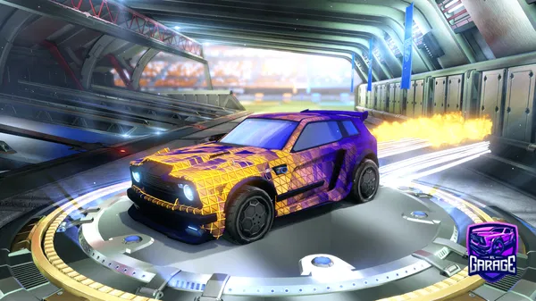 A Rocket League car design from RickLeaderYT
