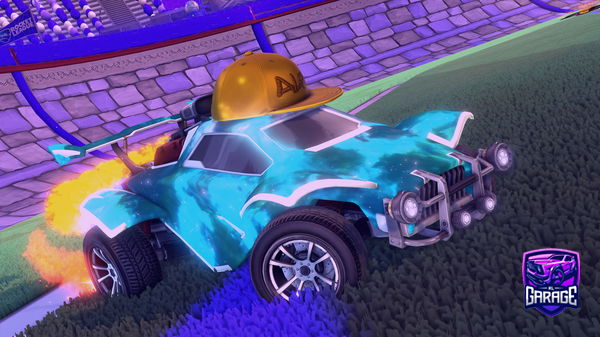 A Rocket League car design from Alpinovic