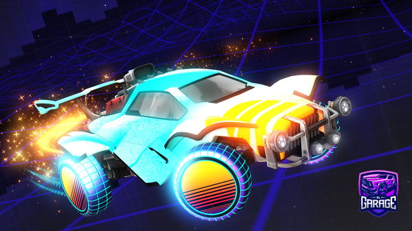 A Rocket League car design from LeHei21