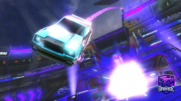 A Rocket League car design from yyyyyuuii