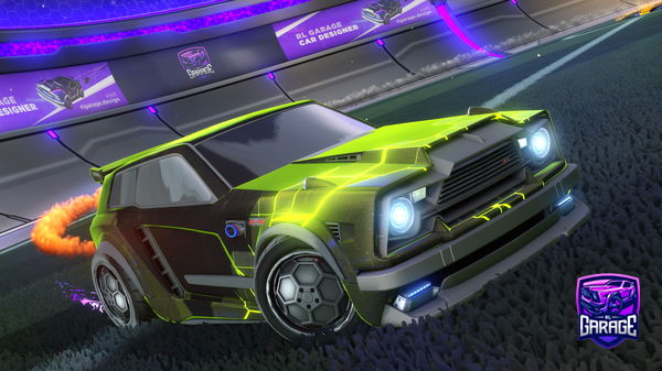 A Rocket League car design from DunnitRL_on_YT