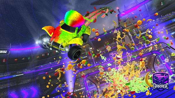 A Rocket League car design from Firework_368