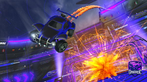 A Rocket League car design from Zazamon
