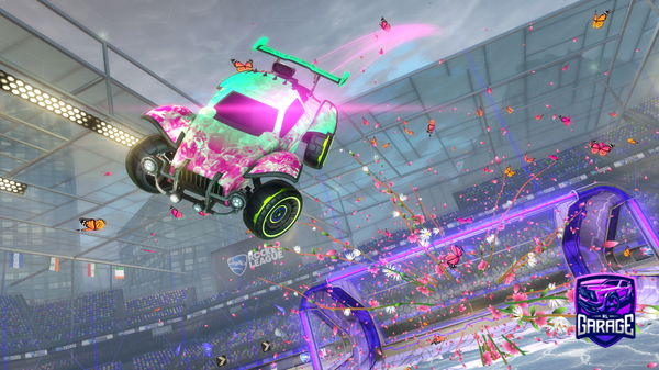 A Rocket League car design from animeexofi