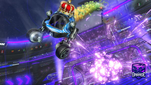 A Rocket League car design from Luvsuft