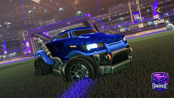 A Rocket League car design from TopBinner