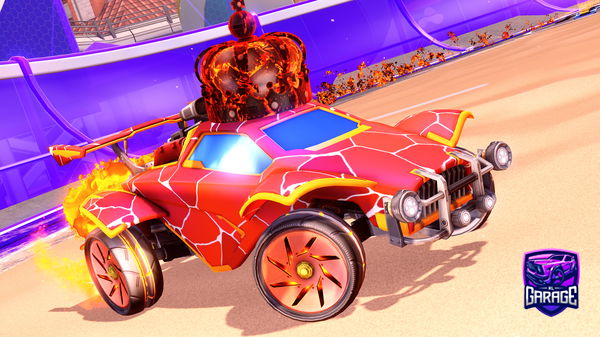 A Rocket League car design from Mec_GAMER