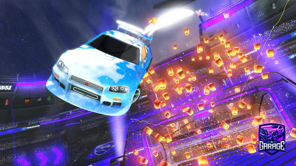 A Rocket League car design from Stopper